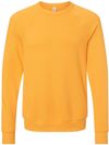 Am image of a Custom Bella and Canvas Unisex Sponge Fleece Crewneck Sweatshirt in Gold!
