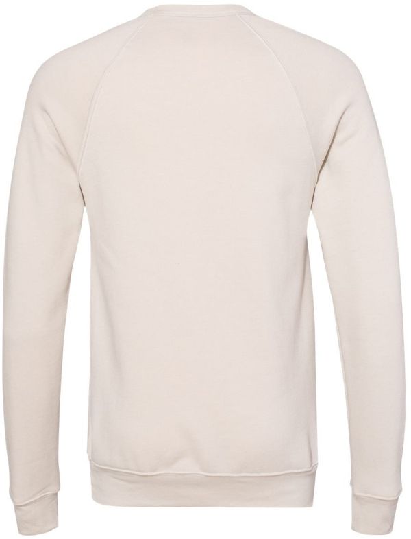 An image of a Custom Bella and Canvas Unisex Sponge Fleece Crewneck Sweatshirt in Heather Dust!