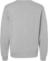 Am image of a Custom Bella and Canvas Sponge Fleece Classic Crewneck Sweatshirt in Athletic Heather!