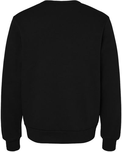Am image of a Custom Bella and Canvas Sponge Fleece Classic Crewneck Sweatshirt in Black!