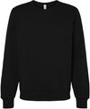 Am image of a Custom Bella and Canvas Sponge Fleece Classic Crewneck Sweatshirt in Black!