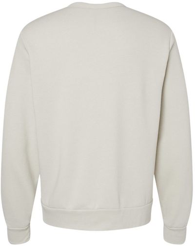 Am image of a Custom Bella and Canvas Sponge Fleece Classic Crewneck Sweatshirt in Heather Dust!