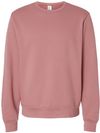 Am image of a Custom Bella and Canvas Sponge Fleece Classic Crewneck Sweatshirt in Mauve!