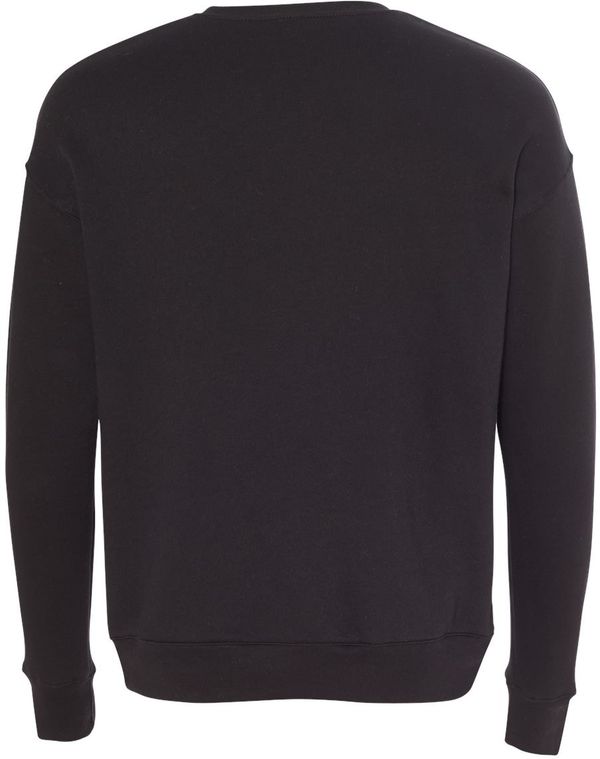 An image of a Custom Bella and Canvas Unisex Drop Shoulder Fleece in Black!