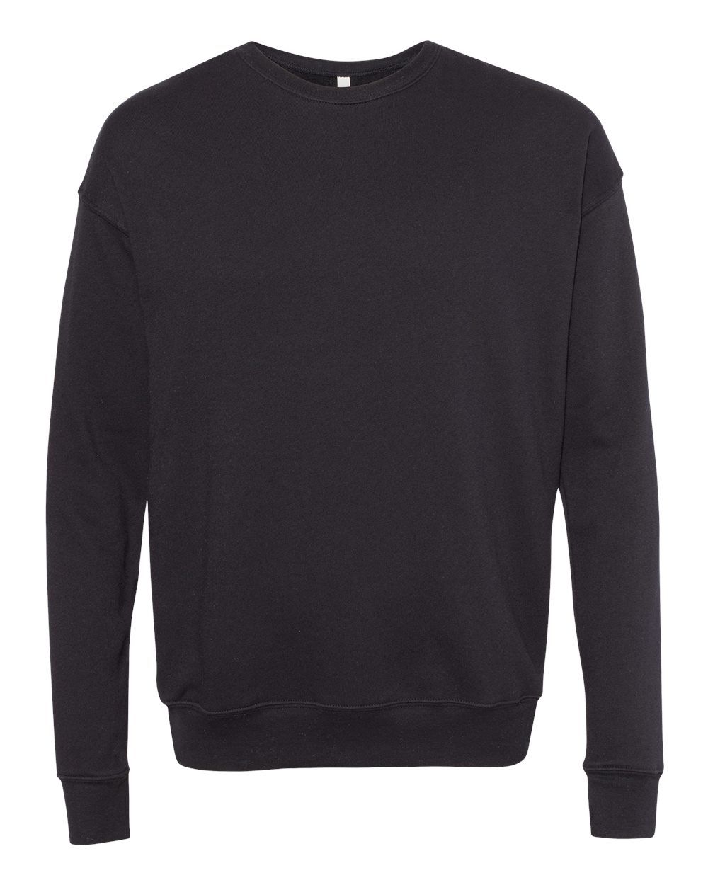 Bella and Canvas Unisex Drop Shoulder Fleece in DTG Black