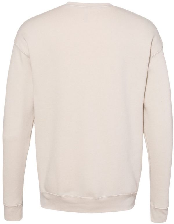 An image of a Custom Bella and Canvas Unisex Drop Shoulder Fleece in Heather Dust!