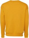 Am image of a Custom Bella and Canvas Unisex Drop Shoulder Fleece in Heather Mustard!
