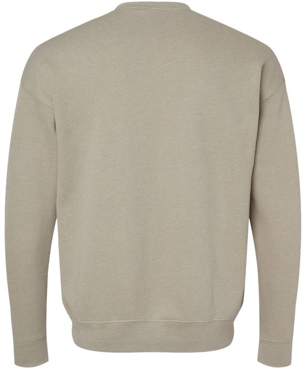 Am image of a Custom Bella and Canvas Unisex Drop Shoulder Fleece in Heather Stone!
