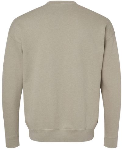 Am image of a Custom Bella and Canvas Unisex Drop Shoulder Fleece in Heather Stone!