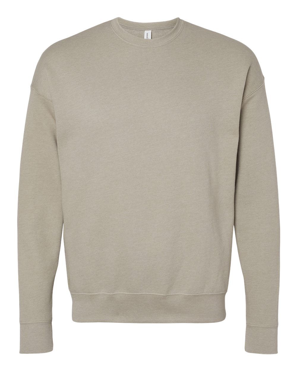 Bella and Canvas Unisex Drop Shoulder Fleece in Heather Stone
