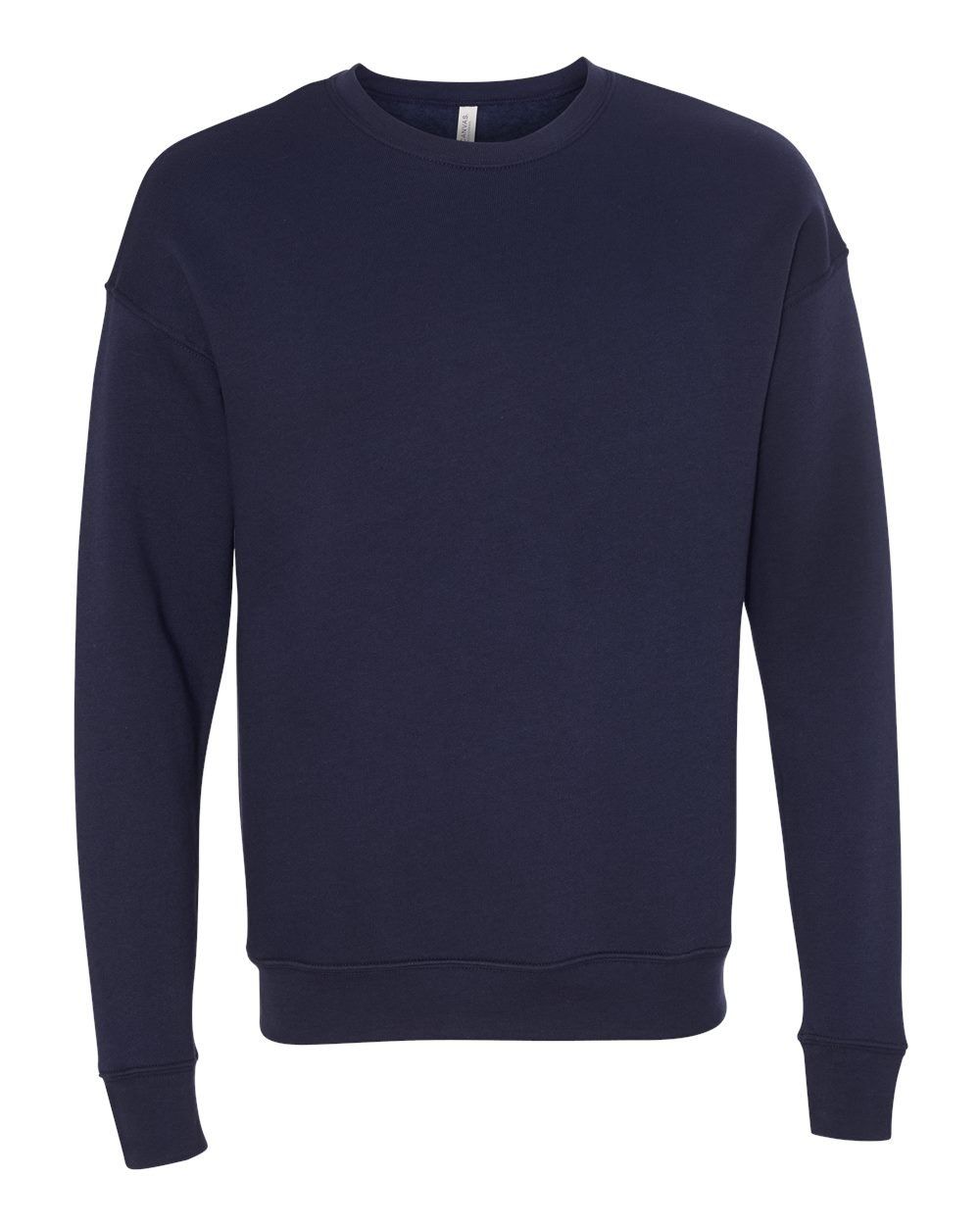 Bella and Canvas Unisex Drop Shoulder Fleece in Navy