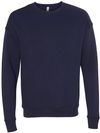 Am image of a Custom Bella and Canvas Unisex Drop Shoulder Fleece in Navy!