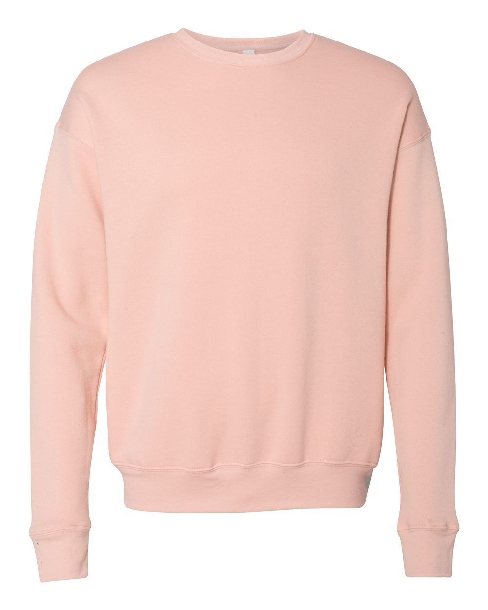 Bella and Canvas Unisex Drop Shoulder Fleece in Peach