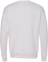 An image of a Custom Bella and Canvas Unisex Drop Shoulder Fleece in White!