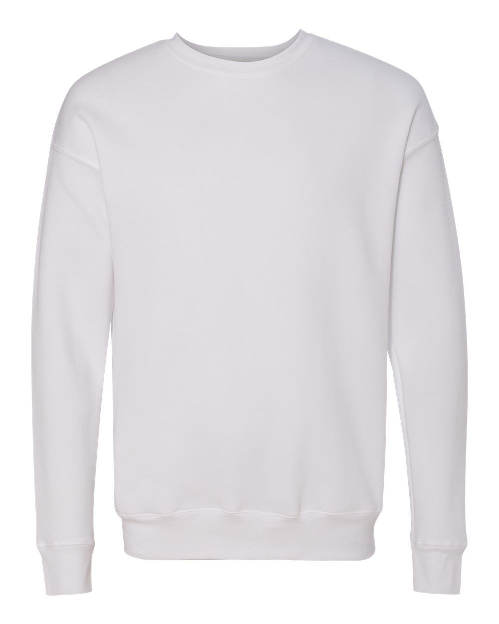 Bella and Canvas Unisex Drop Shoulder Fleece in White