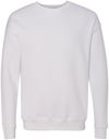 An image of a Custom Bella and Canvas Unisex Drop Shoulder Fleece in White!