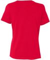 An image of a Custom Bella and Canvas Womens Relaxed Jersey Tee in Red!