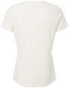 Am image of a Custom Bella and Canvas Ladies' Relaxed Jersey V Neck T Shirt in White!