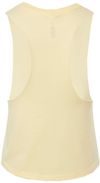 Am image of a Custom Bella and Canvas Ladies Racerback Cropped Tank in Heather French Vanilla!