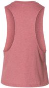 Am image of a Custom Bella and Canvas Ladies Racerback Cropped Tank in Heather Mauve!