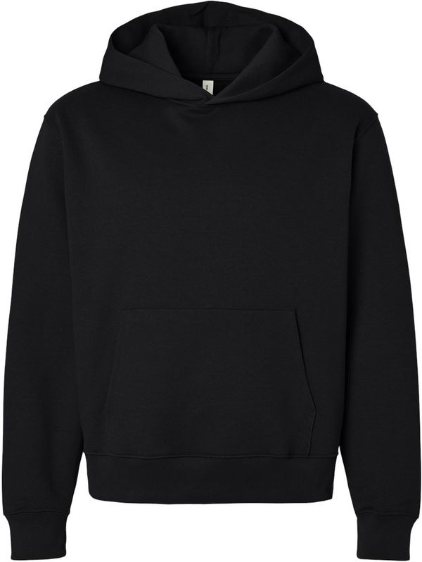 Am image of a Custom Bella and Canvas 10oz Heavyweight Hoodie in Black!