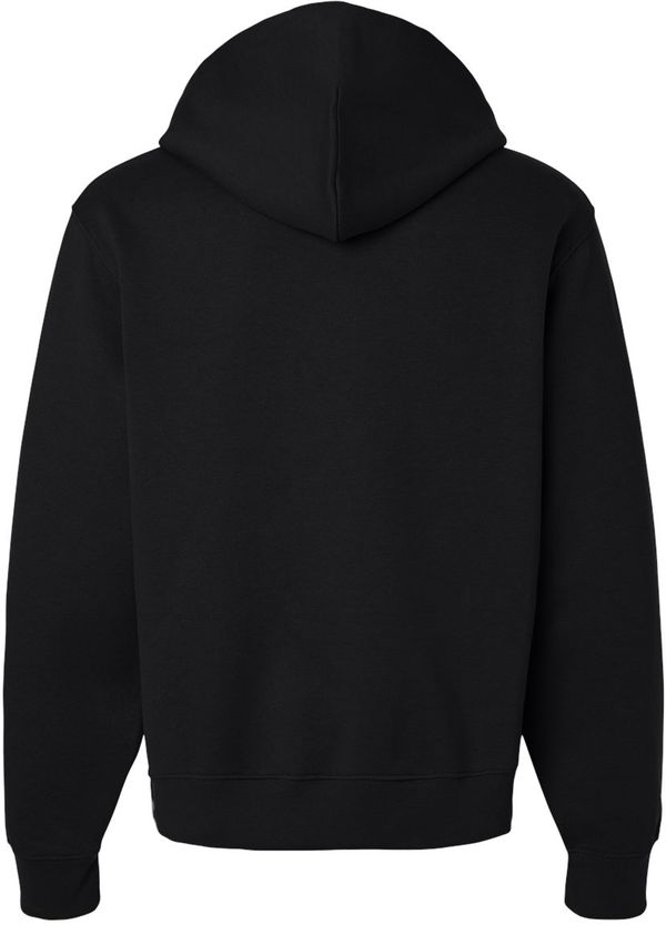 Am image of a Custom Bella and Canvas 10oz Heavyweight Hoodie in Black!