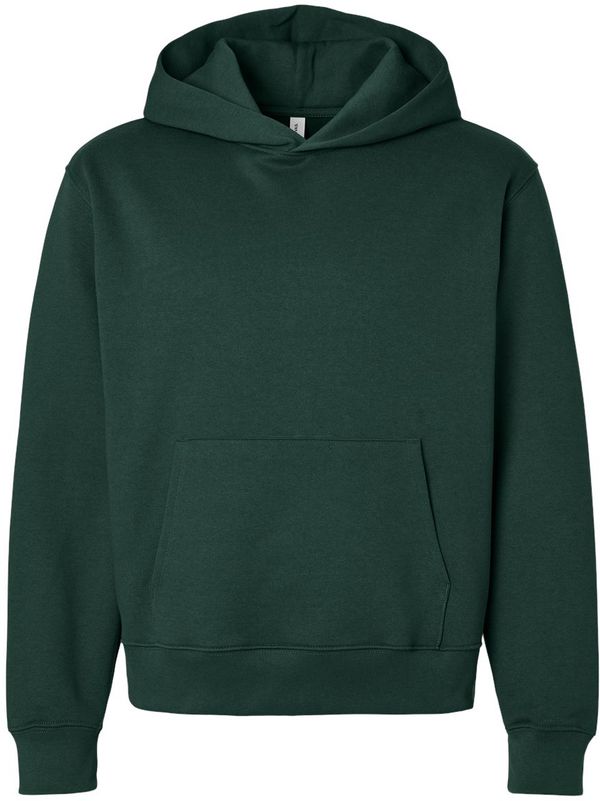 Am image of a Custom Bella and Canvas 10oz Heavyweight Hoodie in Forest!