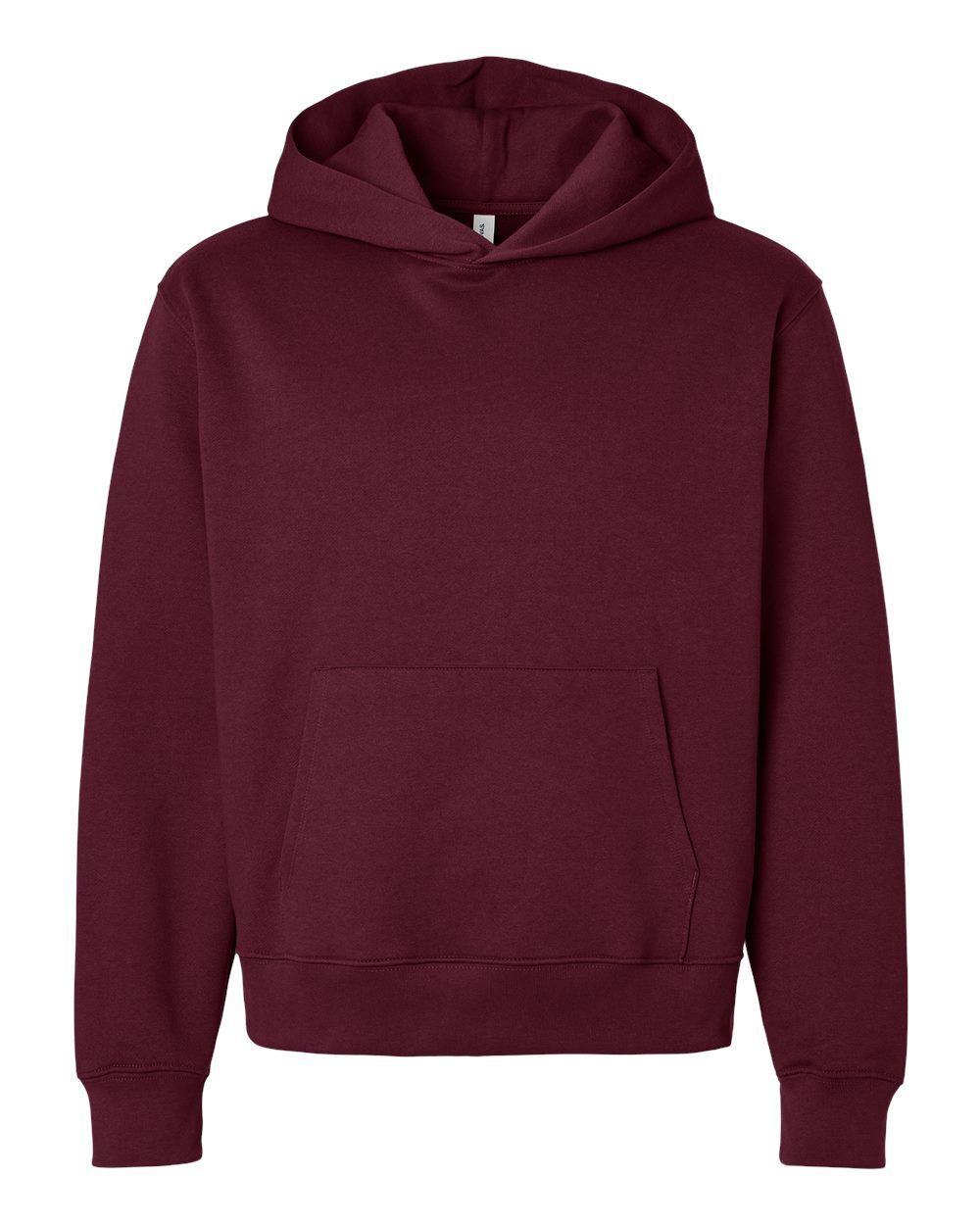 Bella and Canvas 10oz Heavyweight Hoodie in Maroon