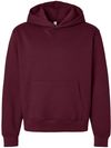 Am image of a Custom Bella and Canvas 10oz Heavyweight Hoodie in Maroon!
