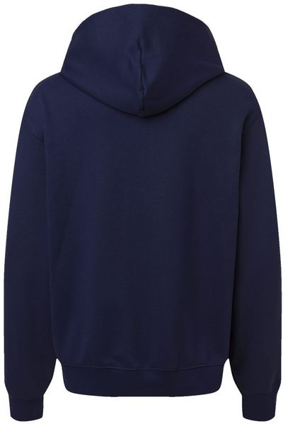 Am image of a Custom Bella and Canvas 10oz Heavyweight Hoodie in Navy!