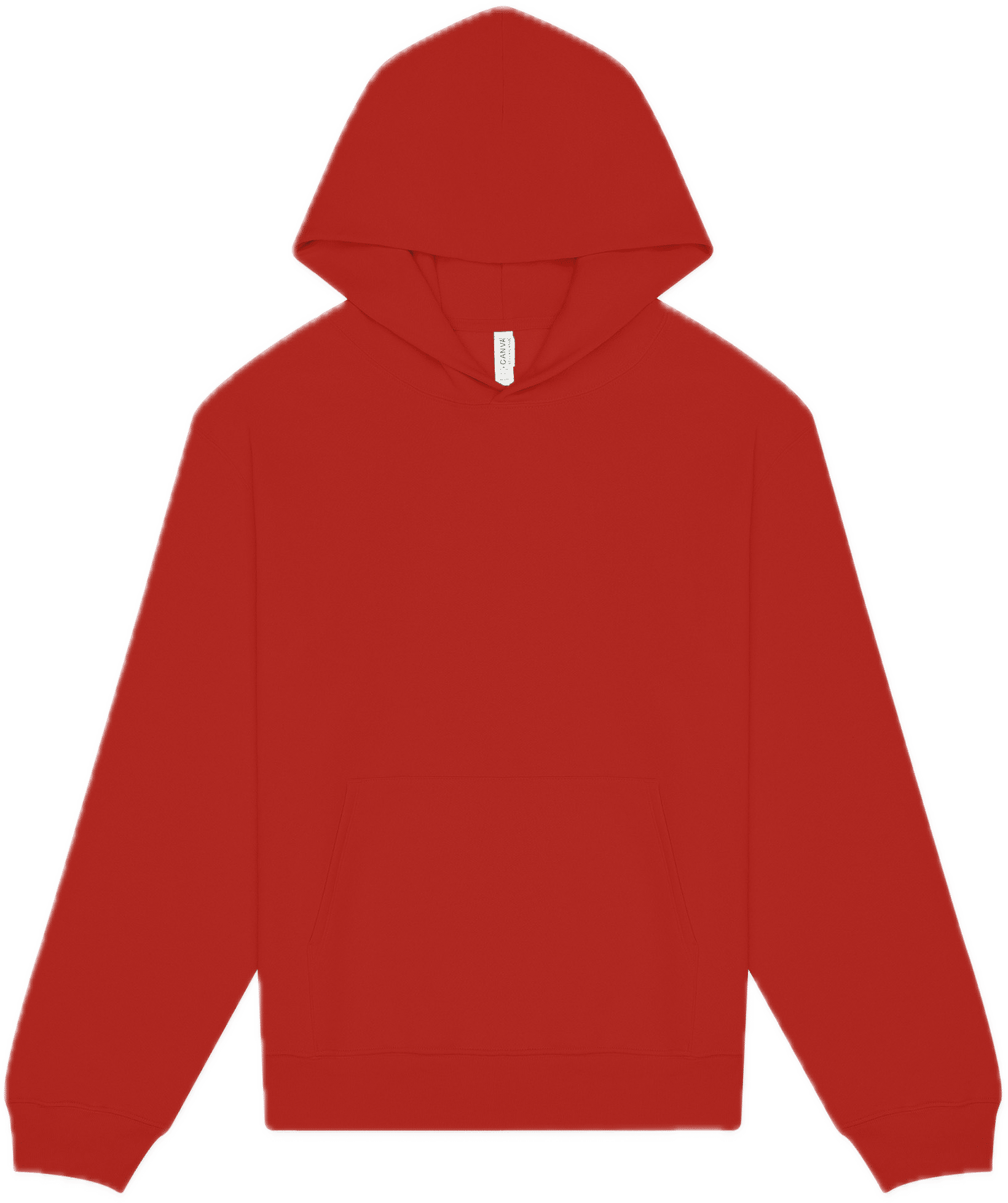 Bella and Canvas 10oz Heavyweight Hoodie in Red