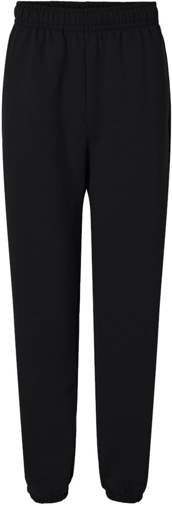 Am image of a Custom Bella and Canvas 10oz Heavyweight Sweatpants in Black!