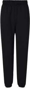 Am image of a Custom Bella and Canvas 10oz Heavyweight Sweatpants in Black!