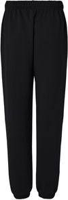 Am image of a Custom Bella and Canvas 10oz Heavyweight Sweatpants in Black!