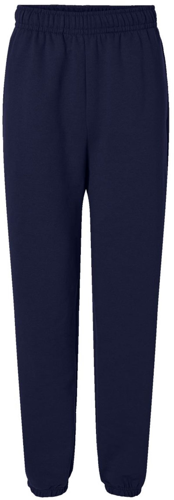 Am image of a Custom Bella and Canvas 10oz Heavyweight Sweatpants in Navy!