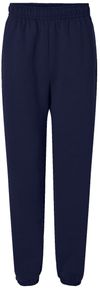 Am image of a Custom Bella and Canvas 10oz Heavyweight Sweatpants in Navy!