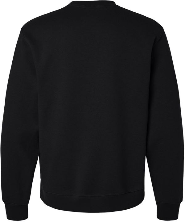 Am image of a Custom Bella and Canvas 10oz Heavyweight Sweatshirt in Black!