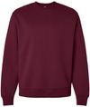 Am image of a Custom Bella and Canvas 10oz Heavyweight Sweatshirt in Maroon!