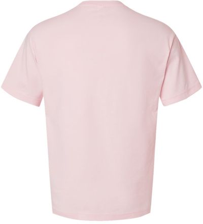 Am image of a Custom Bella and Canvas 6oz Heavyweight T Shirt in Soft Pink!