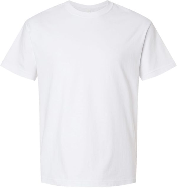 Am image of a Custom Bella and Canvas 6oz Heavyweight T Shirt in White!
