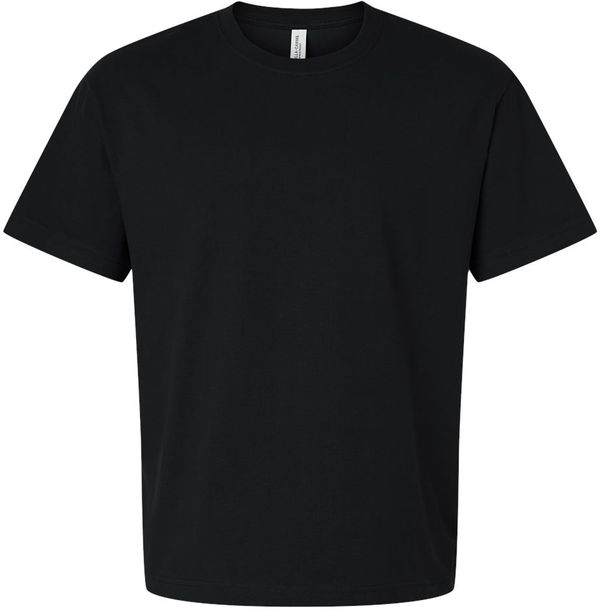 Am image of a Custom Bella and Canvas Heavyweight Tee in Black!