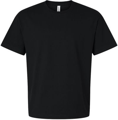 Am image of a Custom Bella and Canvas Heavyweight Tee in Black!