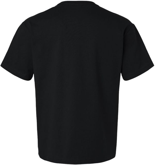Am image of a Custom Bella and Canvas Heavyweight Tee in Black!