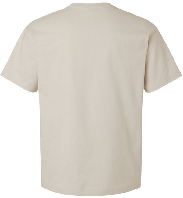 Am image of a Custom Bella and Canvas Heavyweight Tee in Dust!