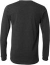 Am image of a Custom Bella and Canvas Heather CVC Long Sleeve T Shirts in Dark Grey Heather!