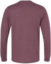 Am image of a Custom Bella and Canvas Heather CVC Long Sleeve T Shirts in Heather Maroon!