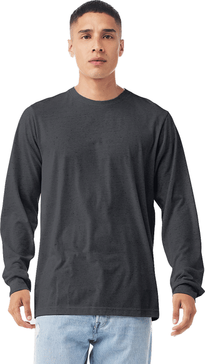 An image of a Custom Bella and Canvas Heather CVC Long Sleeve T Shirts!