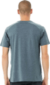 An image of a Custom Bella and Canvas Heather CVC Raglan Tee!