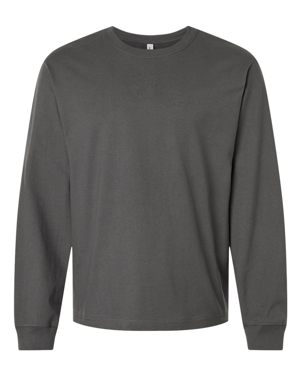 Bella and Canvas Heavyweight Long Sleeve Tee in Asphalt