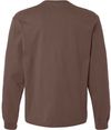 Am image of a Custom Bella and Canvas Heavyweight Long Sleeve Tee in Cocoa!
